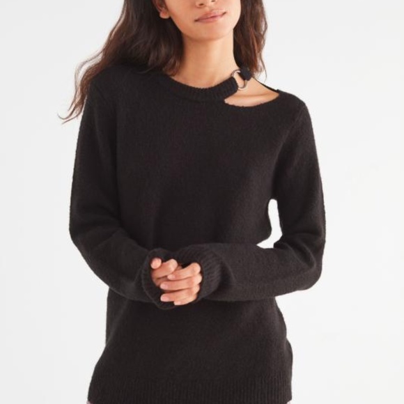 Urban Outfitters Sweaters - NWT Urban Outfitters UO Lizzie O-Ring Cut-Out Sweater